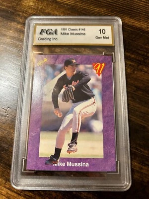 1991 Classic - #146 Mike Mussina (RC) - Image 1 of 2