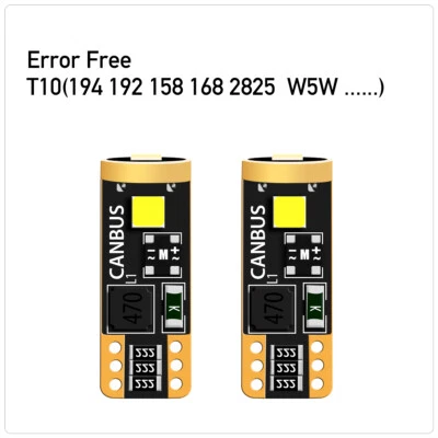 Kit de bombillas LED marcadoras laterales delanteras Lasfit para Chrysler 200 11-17 300 05-10 Foto 1 de 4