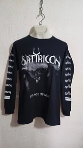 Satyricon age nero long sleeve shirt black metal mayhem gorgoroth marduk emperor - Picture 1 of 4
