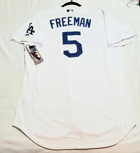 Authentic Majestic 48 XL LOS ANGELES DODGERS FREDDIE FREEMAN FLEX BASE Jersey - Picture 1 of 3