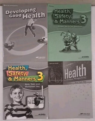 4 Books-Abeka Teachers Quiz Text Test Keys-Health Curriculum/Christian Homeschoo - Image 1 of 4