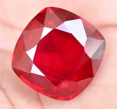 79.15 Ct Natural Mozambique Blood Red Ruby Certified Stunning Loose Gemstone - Image 1 of 4