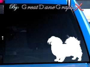 Tibetan Spaniel - Calcomanía de vinilo - Elección de color - ALTA CALIDAD - Imagen 1 de 2