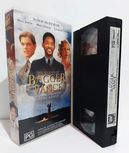THE LEGEND OF BAGGER VANCE Will Smith Matt Damon DRAMA VHS MOVIE PAL LIKE NEW - Picture 1 of 4