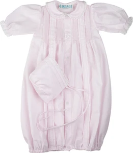 Vestido y gorro Feltman Brothers rosa escondido "Take Me Home", recién nacido, nuevo con etiquetas - Imagen 1 de 5