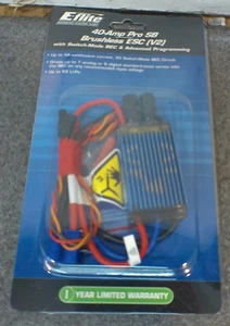 E-Flite 40-Amp Pro Switch-Mode BEC Brushless ESC (V2) EFLA1040B - Picture 1 of 1