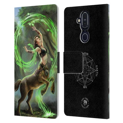 OFFICIAL ANNE STOKES FEMALE ELEMENTALS LEATHER BOOK WALLET CASE FOR NOKIA PHONES - Image 1 of 4