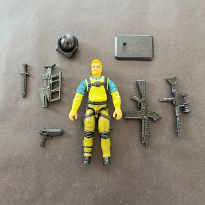 RARO 1993 HASBRO GI JOE FIGURA BAIXA LUZ v4 DINO HUNTER 100% CMPLT APERTADO MT-/MT - Imagem 1 de 4