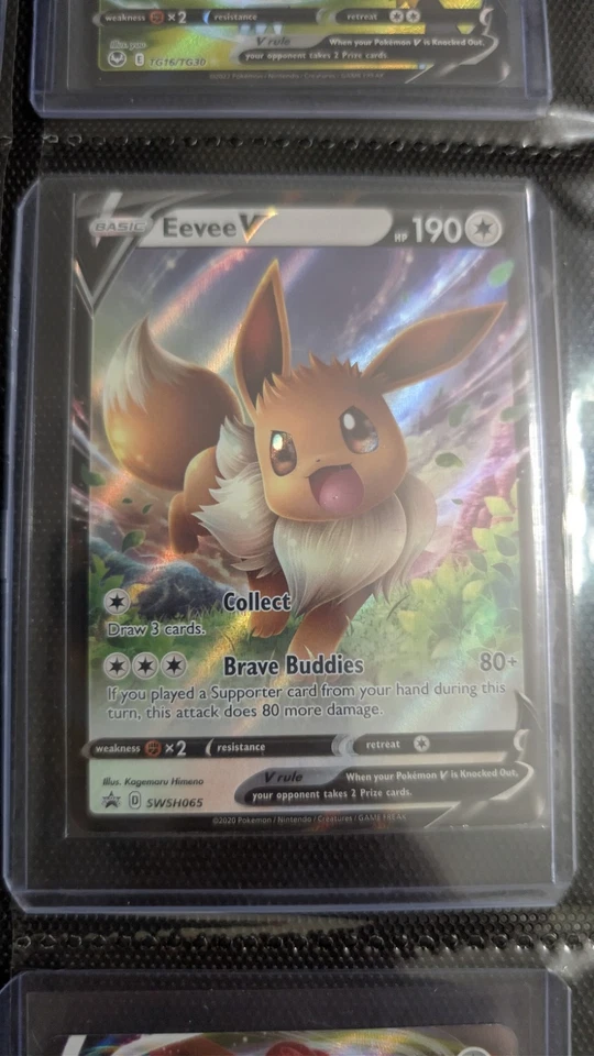 Eevee V SWSH065 SWSH: Sword & Shield Promo Cards Holo - Image 1 of 1