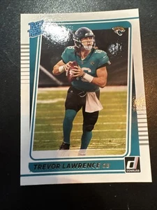 2021 Panini Donruss - Rated Rookie Trevor Lawrence #251 Aqueous Test (RC) - Picture 1 of 6