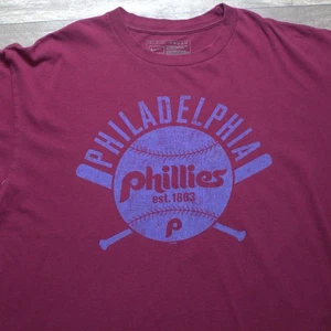 Nike Phillies Cooperstown Collection M Medium T Shirt Vintage - Picture 1 of 5
