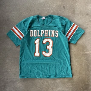 VINTAGE Dan Marino Miami Dolphins NFL Trikot Shirt Rawlings XL 1980er  - Bild 1 von 4