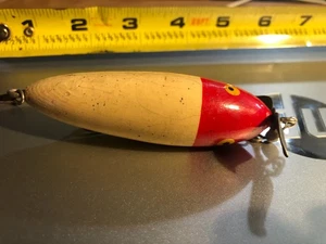 Vintage Unknown wood topwater plug bass fishing lure. Z - Picture 1 of 4