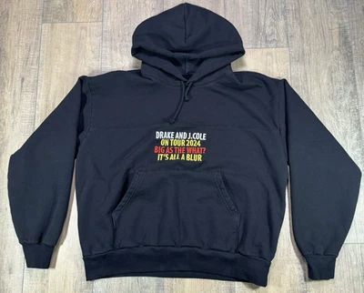 Drake J Cole 2024 OVO Big As The What It’s All A Blur Tour Hoodie Herren Medium - Bild 1 von 4