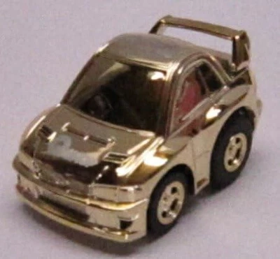 TAKARA TOMY Q shop special specification Choro-QHG SUBARU IMPREZA (gold plated) - Image 1 of 3