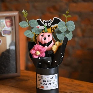1/3 * Künstlicher Halloween Blumenstrauß Tisch Herzstück Kürbis Halloween Deko Y1U9 - Bild 1 von 14