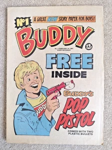 Buddy comic  #1   15 February 1981   FN+   Limp Along Leslie  Billy the Cat+++ - Picture 1 of 12
