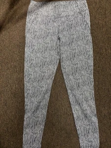 Leggings ajustados Athleta para mujer M Delancey texturizados moto bolsillos con cremallera cremallera al tobillo - Imagen 1 de 4