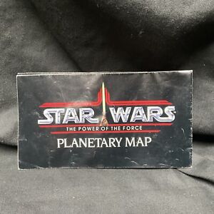 Star Wars POTF Planetary Map 1985 Tatooine Skiff Kenner Vintage Power Force