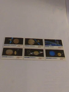 MINT NH 29 CENT 6 STAMP SPACE EXPLORATION BLOCK CV 12.00 - Picture 1 of 4