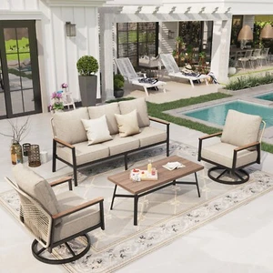 Wicker Furniture Outdoor Furniture Patio Furniture Set Outdoor Conversation Set - Picture 1 of 12