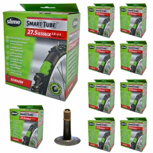 10 Pack Slime Smart Inner Tube 27.5 x 2.00-2.4" Anti-Puncture MTB Schrader Valve - Picture 1 of 4