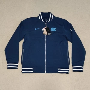 Nike UNC North Carolina Tar Heels Bomber Jacket Blue DZ9081-419 Men's Medium - Picture 1 of 13