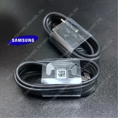 USB Type-C Cord 4ft Data Fast Charging Cable for Samsung Galaxy S20/S9/Note9/S8 - Image 1 of 4