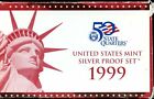 1999-S Us Silver Proof Mint Set 9 Coins 20croo0917