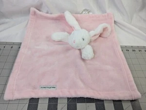 Blankets Beyond White Rabbit Lovey Pink Security Blanket Stuffed Animal Toy - Picture 1 of 6