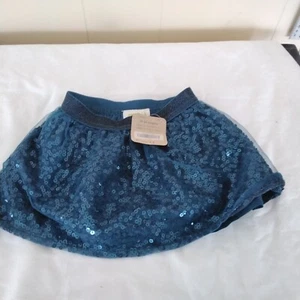 Nueva con etiquetas Falda Crazy 8 Niño Pequeño Talla 18-24 M Red Capa Superior Lentejuelas Debajo Forradas - Imagen 1 de 5