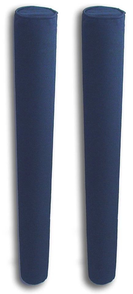 ULTIMATE SUPERSTORE 48" x 2 3/8" Trailer Guide Boat Pads PVC Post Covers HEAVY DUTY Capped = NAVY