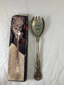 Vintage Gabel/Löffel. Versilbert verziert - mit Box. Eventuell ein Obstheber. - Bild 1 von 4