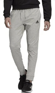 Adidas Herren Essentials 3-streifen konische Manschettenhose grau & schwarz ~ 3XL - Bild 1 von 5