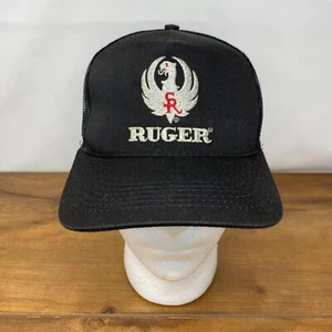 Vintage Ruger SR Logo Hat Trucker Snapback Pistol Brand 80s 90s USA Graffiti - Picture 1 of 9