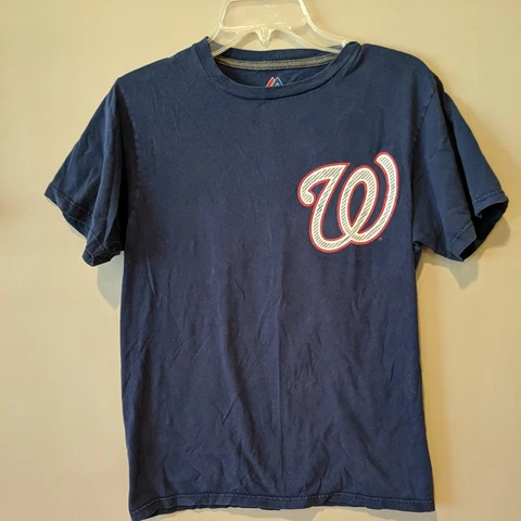 MLB Washington Nationals baseball Majestic Navy Blue Scherzer #31 pitcher Size M Cover