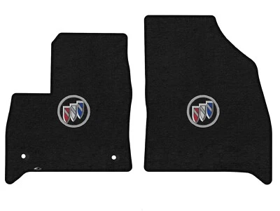 Lloyd Mats Velourtex Buick Enclave Shield Logo Front Floor Mats (2018-2024) - Imagem 1 de 4