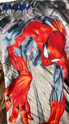 Saco de dormir Spider-Man de colección jóvenes niños Marvel 2005 camping pijamadas hora de la siesta Foto 1 de 4