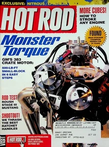 Hot Rod Magazine GM's 383 Crate Motor March 2002 053122RNON - Picture 1 of 1