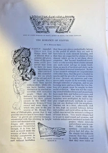 1892 Gloves & Glove Making illustrated - Picture 1 of 5