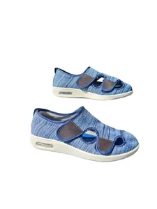 Diabetic Slip-On Shoes-Youyun Adjustable Hook And Loop Comfort M 9 W 10 - Picture 1 of 11