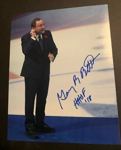 Gary Bettman Autographed Signed 8x10 NHL Photo "HOF 2019" commissioner  - Picture 1 of 1