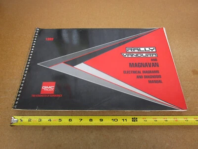 GMC Van Vandura Rally G1500 G2500 1993 cableado eléctrico diagramas manual de servicio Foto 1 de 4