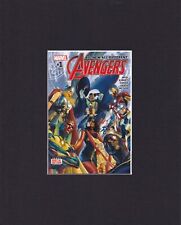 8X10" Matted Print Postcard Comic Book Cover Art, All New Different Avengers #1