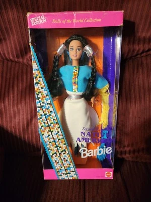 Barbie nativa americana 1993 segunda edición muñecas del mundo colección - sin usar, en caja original Foto 1 de 3