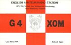 1 X Qsl Card Radio Uk G4xom Stourbridge West Midlands Worcs 1986 ? S237