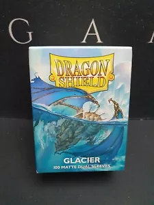 Dragon Shield - 100 Standard Sized card Sleeves Glacier - Dual Matte (Brand new) - Picture 1 of 2