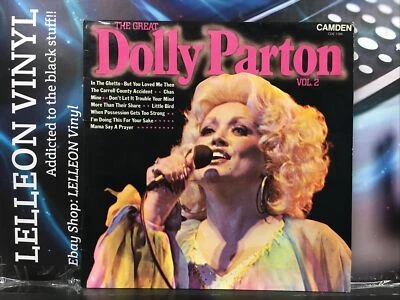 The Great Dolly Parton Vol.2 LP Album Vinyl Record CDS1184 A1/B2 Country 60s 70s - Image 1 of 4