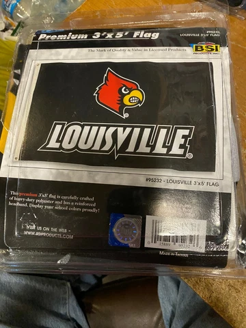 LOUISVILLE CARDINALS------- 3' X 5' FLAG Cover