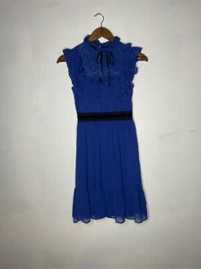 Disney Snow White Blue Lace Dress XSmall - Picture 1 of 7